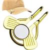 Generico Clip per cappello con indicatore di pallina da golf - Ausili magnetici prof | Golf Hat Clip Ball Marker Appassionati Giocatori Principianti Campo Pratica In Giardino