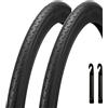 WEISHIDAI 2PC 700x28c(28-622) Pneumatici Bici Strada, 700 28c Copertone Resistente | 700x28c Copertone per Ruote Anteriori e Posteriori Pressione 100 PSI Motivo C1719