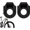 Generisch Protezione per pedivella per bicicletta, universale, in TPU, per mountain | Coppia di protezioni elastiche anti-collisione, 40 g, protezione universale in TPU per mountain bike, strada