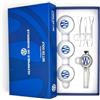 Am Ball Com Set da golf Olympique de Marseille - Kit Golf Logo Om Ufficiale con Scatola Om, Accessori Golf Pratici, Regalo Fans Calcio Om, Regalo per Uomo