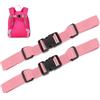 Moorle Cintura toracica regolabile, 2 cinghie per zaino in nylon con chiusura rapida, cinghia antiscivolo per borsa della scuola, cintura toracica resistente per jogging, escursioni all'esterno
