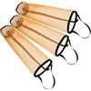 DIYEAH 3 Pezzi Sacca per Palline da Tennis in Rete, Nylon Nero Coulisse | Capiente, Lavabile ed Elastica, per Conservare Palline da Tennis e Baseball, Uso Sportivo Quotidiano
