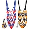 iplusmile 2 Pezzi Borsa Rete per Palloni Portatile in Nylon | Maglia Fine, Facile da Usare, per Conservare Sfere, Struttura Compatta, Adatta All'uso All'aperto