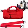 Wcybym Borsa Sportiva Borsa Sportiva a Forma di Botte | Capienza Grande Con Cinturino Regolabile Per Campeggio Scuola Nuoto Escursioni Danza Adolescenti Studenti