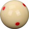 Xiuganpo Resin Billiard Training Ball with Red Dot Spot, Biliardo Palla di | Palla da biliardo pratica, 2,25 pollici, per adulti e bambini, controllo visivo dello
