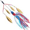 Generic Esca artificiale per trota Grembiule in silicone Esche per | Paillettes Jig Arte, Attrezzatura Esterna Per Fiumi Laghi Stagni Acqua Salata E Acqua Dolce