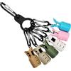 Marchfunny ABS pesca Snap Hook Set 6 clip protezione esca (M1) | Struttura in plastica ABS, coperchio a doppia clip, protegge i ganci in legno, dimensioni 4,5 x 2 cm, scatola essenziale