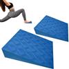 Générique Cunei in schiuma per yoga 2 pezzi in schiuma EVA leggeri e di supporto | Blocchi Cuneo di Allenamento per Pilates Squat Pompe Tavole Fitness Riabilitazione Piede Equilibrio Rinforzo