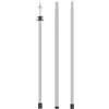 Drillkyn Asta telescopica in alluminio, 102-260 cm, regolabile, leggera, per campeggio, trekking, outdoor, festival, spiaggia e escursioni in montagna, stabile asta di tensione per tenda da sole