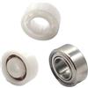 FACAIIO Copertura laterale per cuscinetto bobina mulinello da pesca Shimano Alphas | 21/22 Modelli, Acciaio Inox Coppa Cuscinetto Parte in Argento, Modifica Durevole Accessorio per Baitcasting Mulinelli