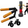 Generic Mannequin Wing Chun per Sacco di Sabbia | Allenatore di Arti Marziali da Parete con 3 Bracci a Molla e 1 Gamba, per Palestra Domestica, Boxe, Judo