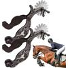 Generic Western Equipaggiamento Da Competizione Equestre | Speroni da Cowboy in Metallo Per Il Salto Di Ostacoli Il Lavoro Di Ranch Dressage Gli Allevatori Gli Allenatori