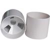 Marchfunny Tazza da golf in plastica robusta, diametro 10,8 cm | Diametro 10,8 cm, fessura per asta portabandiera, foro interno 17 mm o 27 mm, stabile per mettere bersaglio, finitura bianca
