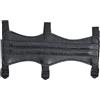 WJIAYAO Protezione for il braccio for tiro con l'arco in pelle PU | Protezione dell'avambraccio a 3 fori e 3 cinghie for allenamenti di tiro all'aperto