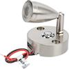 Domary Luce da Lettura per Camper a LED con Touch Dimmer 3 Colori Porta | Lega di Alluminio Cromata, Testa Regolabile a 180° e Base Girevole a 270°, per Rimorchi da Campeggio Yacht Roulotte Barche