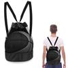 Bewudy Borsa a rete per pallone, da basket, zaino, portatile, multiuso, sport, in rete, borsa da spiaggia, palestra, per calcio, basket, tennis, pallavolo, rugby