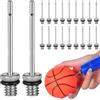 Veemoon 20 Pezzi Ago per Gonfiaggio Palloni Sportivi, Rame, Rapido, | Foro Piccolo per Gonfiaggio, Si Ripone nella Borsa Sportiva, Adatto a Pallone e Calcio