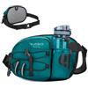 Geestock Marsupio da 2 l con portabottiglie idrorepellente Litghtweight, Turchese | Marsupio multifunzione in tessuto Oxford in poliestere per escursionismo, corsa, ciclismo, passeggiate con cani, viaggi