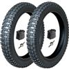 WEISHIDAI 2PC 20x2.40 Pollici Pneumatici e Camere d'Aria, 20 2.4 Modello Antiscivolo | 20-2.40 Versione Antiscivolo, Motivo: ZT-0054, Pressione dell'Aria: 275KPa per Bici BMX, Pieghevoli, da Strada, MTB