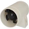 Rynplex Ventilatore d'Aria in Linea da 3 Pollici for sentina di Barche | motore, cambusa, ventilatore di ventilazione marino, tubo flessibile for soffiatore for yacht marino ABS da 12 V e 145