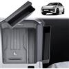 GAFAT Compatibile con VW T-Roc 2026 2027 Organizer Console Centrale (Lato) | Scatola portaoggetti Lato Passeggero per Telefono & Cavi, Accessori T ROC II Life Style R-Line Originale, con Tappetini
