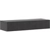 Selsey consolle con cassetto, Frassino Portland Nero, Taglia Unica