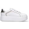JANET&JANET Sneaker donna bianca in pelle