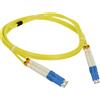 A-LAN Cavo fibra ottica A-lan SM LC-LC duplex 9/125 monomodale 2.0m Giallo [FOC-LCLC-9SMD-2]