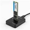 QOLTEC Docking station Qoltec per SSD M.2 SATA/NGFF/Usb 3.1 5Gb/s Nero [50314]