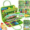 Asten Busy Board - Giocattoli Montessori, libri di attività educative silenziose e giocattoli da viaggio per bambini