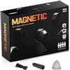 Tapallmy Gioco Magnetico, Gioco Magnetico Portatile con Corda per Il Pensiero strategico, Divertenti Giochi da Tavolo per Famiglie per Bambini e Adulti, 20 Pezzi magnetici in Scatola Nera