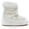 MOON BOOT LTRACK TUBE FAUX FUR BIANCO