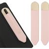 PATIKIL 2 Pezzi Porta Matita Per Stylus Custodia Penna Uso Esterno Rosa Oro | Accessori Per Custodia Tablet Taccuino, Adesiva Elastica Taschina Porta Penna
