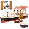 Rolife Puzzle 3D in Legno Modello di Nave Titanic Kit di Costruzione a Incastro