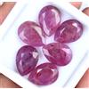 Gemsmyriad Non Trattato 50.30 CT Naturale Burma Rosa Rubino 6 Pezzi Certificato Pera Taglio