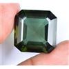 Gemscopious 32.15 CT Naturale Verdastro Moldavite Asscher Certificato Perfetto Loose Gemma