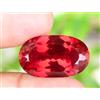 Gemscopious Mozambique Rubino Naturale Rosso Sangue Certificato AGL Gemma Ovale 32.80 Ct