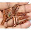 Gemsmyriad 48,00 CT 100% Naturale Tanzania Arancione Kyanite Lotto Di 12 Pz Campione Grezzo