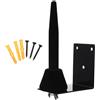 Iron Wall Mount Flute Clarinet Rack Black Holder for Space Saving