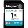 Kingston Canvas Go! Plus 1TB SDXC Gen4 200MB/s C10 UHS-I U3 V30