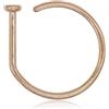 MODEO Finto anello nasale senza piercing in oro - rose gold