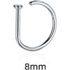 MODEO Finto anello nasale senza piercing in oro - silver color