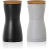 AdHoc MP125 Set macina sale e macina pepe Twin Black & Grey, plastica | legno di quercia