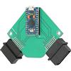 Kufoo Adattatore USB per controller di gioco 1ms/1000Hz multifunzione Grip Joystick USB Adattatore per PC (per adattatore maniglia Saturno)