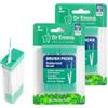 SLIAXINT 200 Pezzi Scovolino Denti in Silicone Morbido Verde Menta, Scovolini Denti | Scovolini Dentali, per Pulizia Denti Quotidiana, Stuzzicadenti per Igiene Interdentale, con Custodia Portatile
