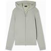 Emporio Armani Hooded Zip Sweatshirt Felpa con Cappuccio Uomo (Pacco da 1)