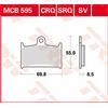 TRW Pastiglie Freno Organiche MCB 595