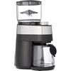 Amazon Basics Macinacaffè elettrico con 30 impostazioni di macinino per macchina da caffè francese, caffè americano ed espresso, nero