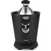 H.Koenig AGR82 Spremiagrumi elettrico professionale 160W, leva e filtro in acciaio inox, sistema antigoccia, senza BPA, parti lavabili in lavastoviglie, Nero