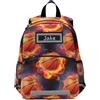 RPLIFE Zaino per ragazzi con nome personalizzato, simpatico cartone animato robot cartella, Palloni da basket Fire Black, Medium, Zaini Carino